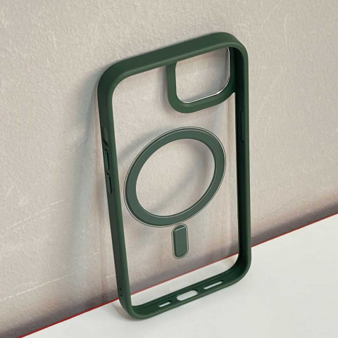 Чохол Crystal case with MagSafe для iPhone 13 Pro (Alpine green) Чохол Crystal case with MagSafe для iPhone 13 Pro (Alpine green)